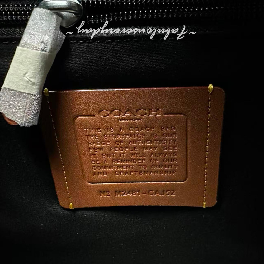 Coach Men's Hitch Backpack With Patchwork In Deni… - image 11